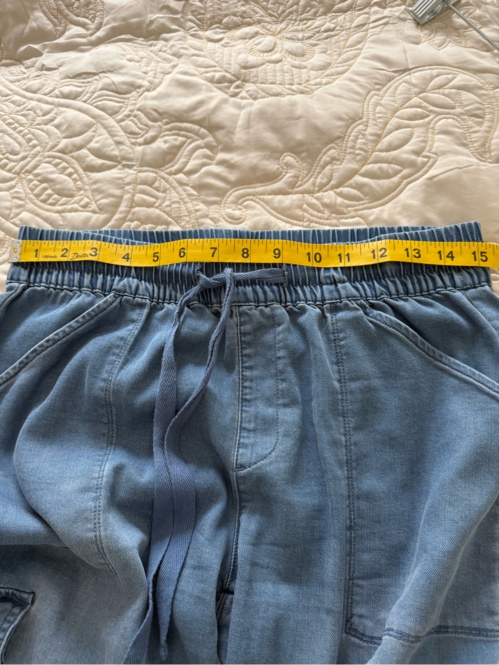 Sanctuary Women’s Blue Cargo Jogger Jeans - Casual Utility Pants - Picture 4 of 7